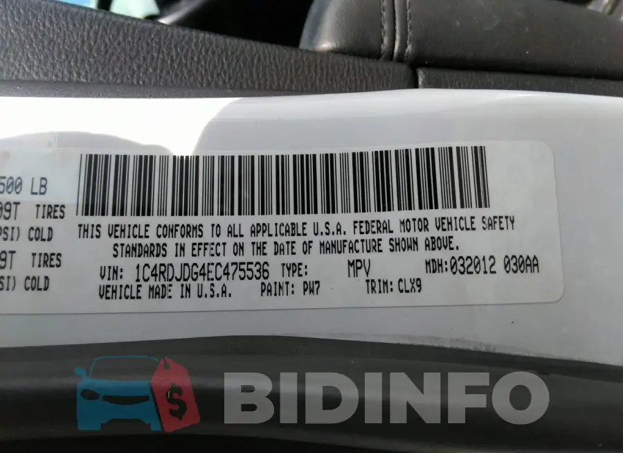 1C4RDJDG4EC475536 Photo# 9