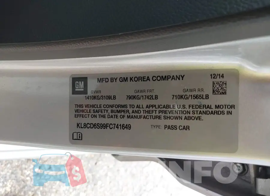 KL8CD6S99FC741649 Photo# 9