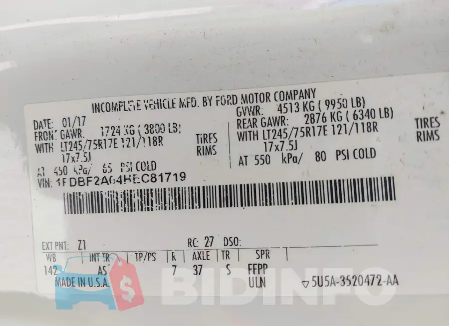 1FDBF2A64HEC81719 Photo# 9