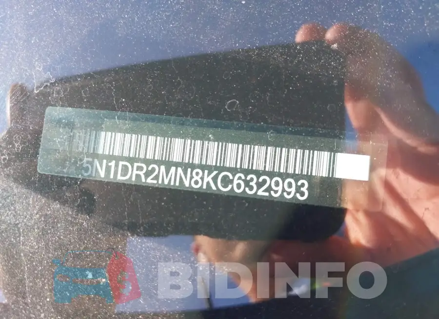 5N1DR2MN8KC632993 Photo# 9