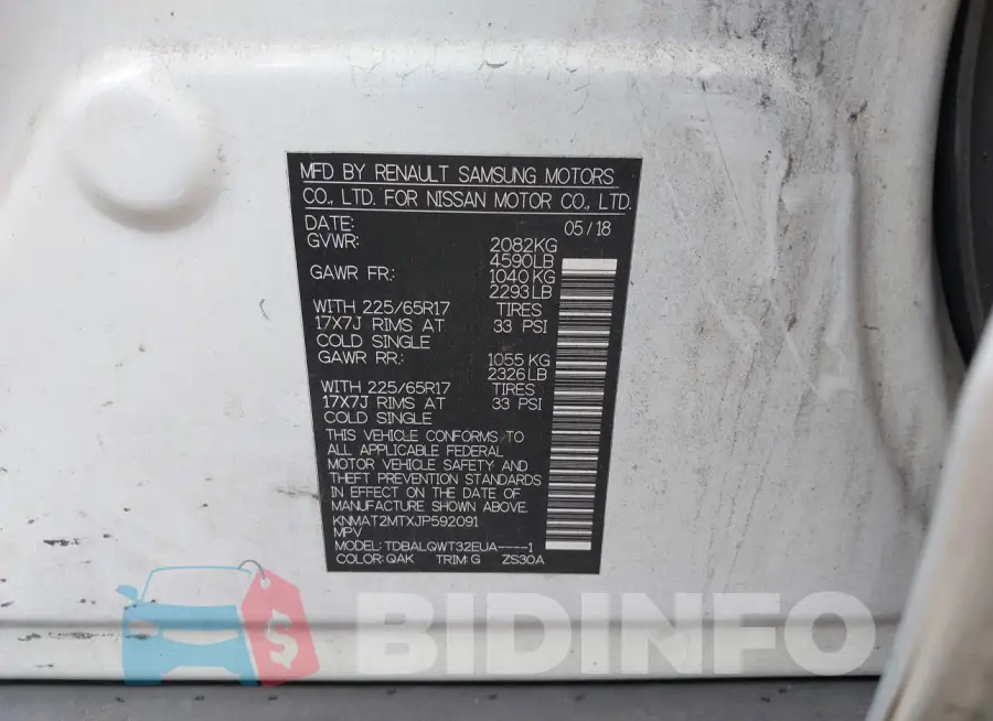KNMAT2MTXJP592091 Photo# 9