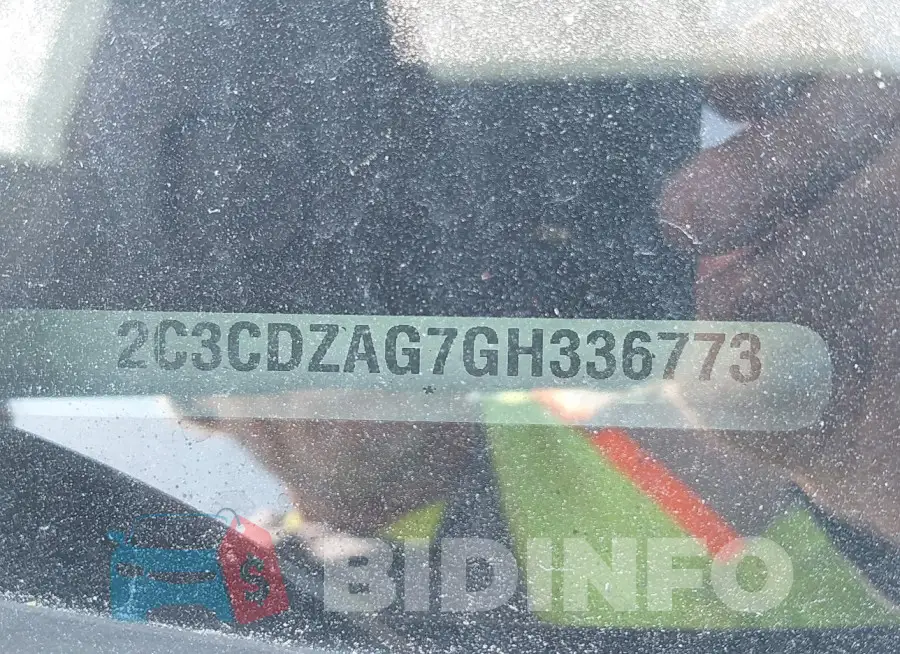 2C3CDZAG7GH336773 Photo# 9