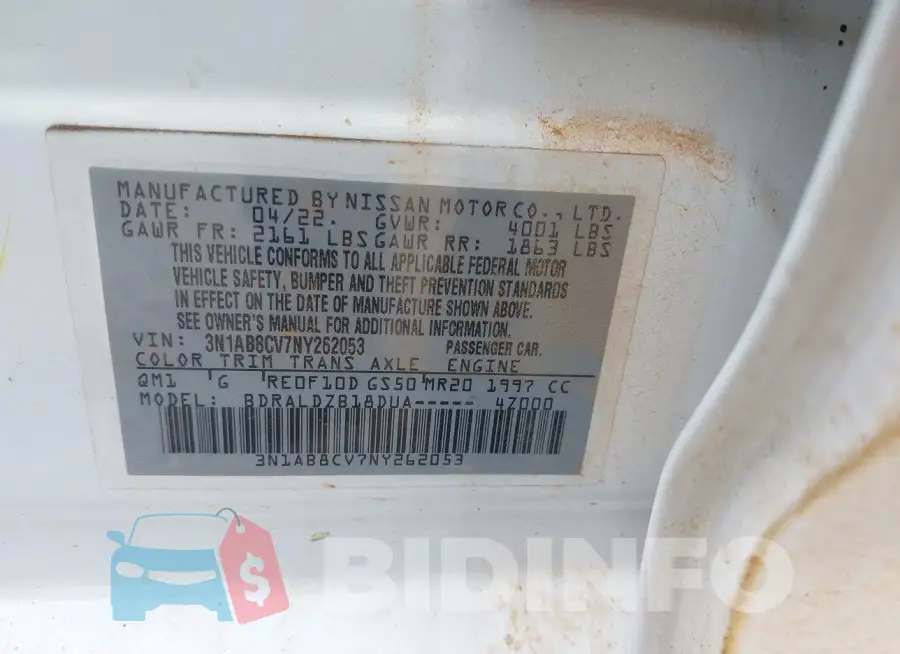 3N1AB8CV7NY262053 Photo# 9