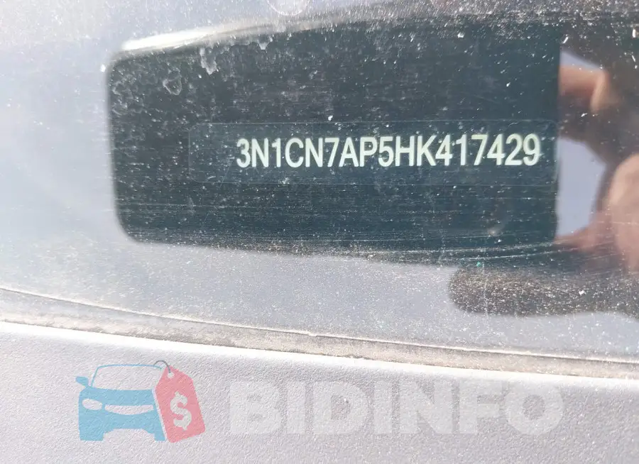 3N1CN7AP5HK417429 Photo# 9