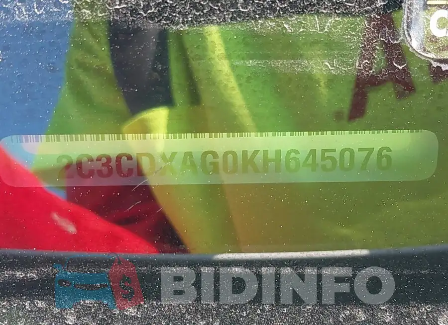 2C3CDXAG0KH645076 Photo# 9