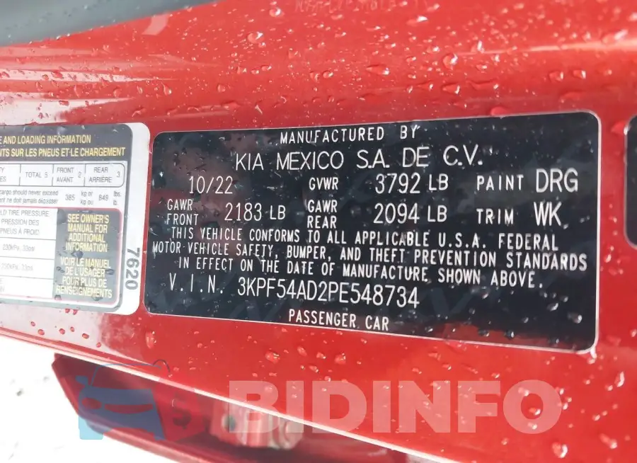 3KPF54AD2PE548734 Photo# 9