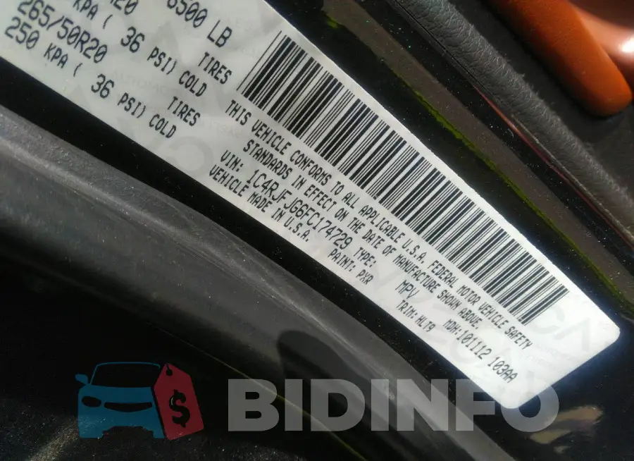 1C4RJFJG6FC174729 Photo# 9