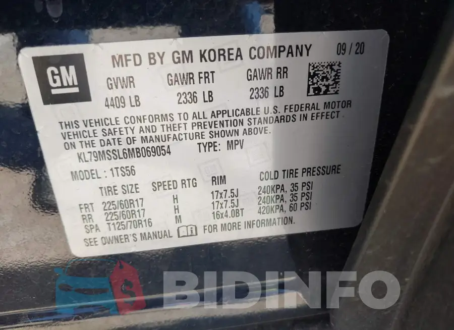 KL79MSSL6MB069054 Photo# 9
