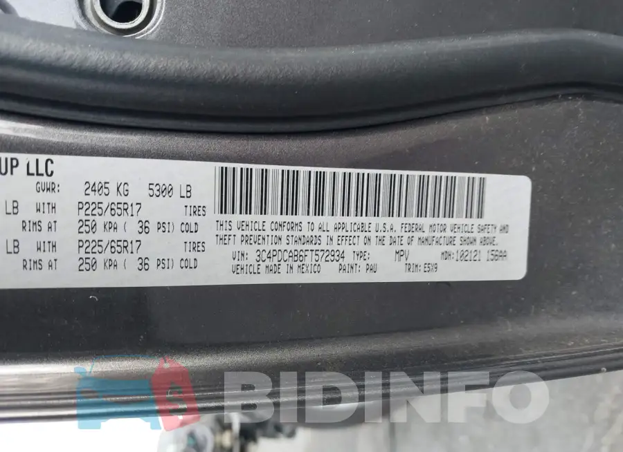 3C4PDCAB6FT572934 Photo# 9