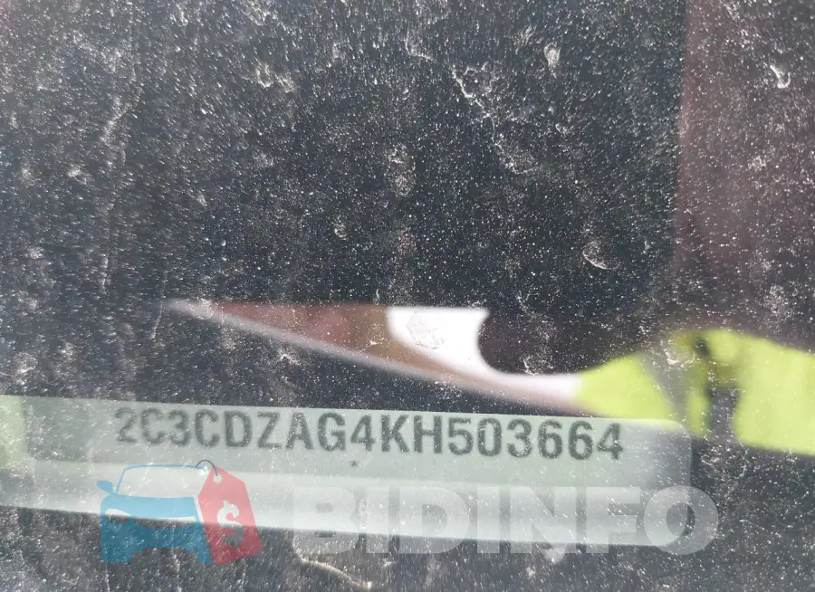 2C3CDZAG4KH503664 Photo# 8