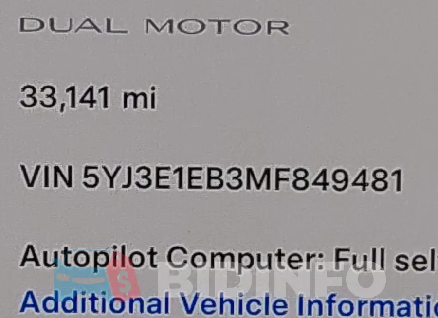 5YJ3E1EB3MF849481 Photo# 9