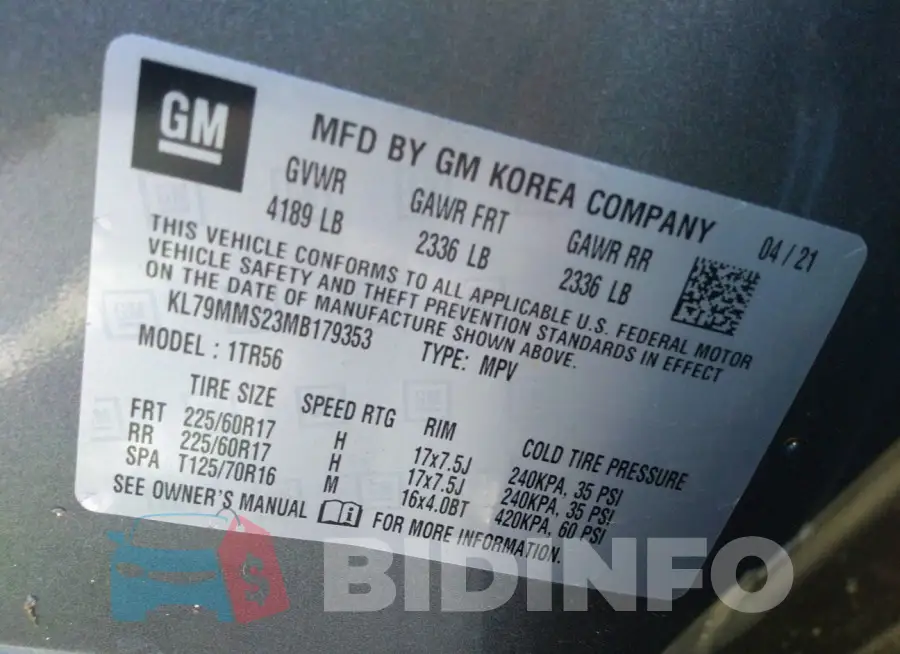 KL79MMS23MB179353 Photo# 9