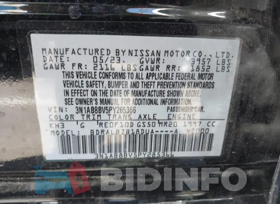 3N1AB8BV5PY285366 Photo# 9