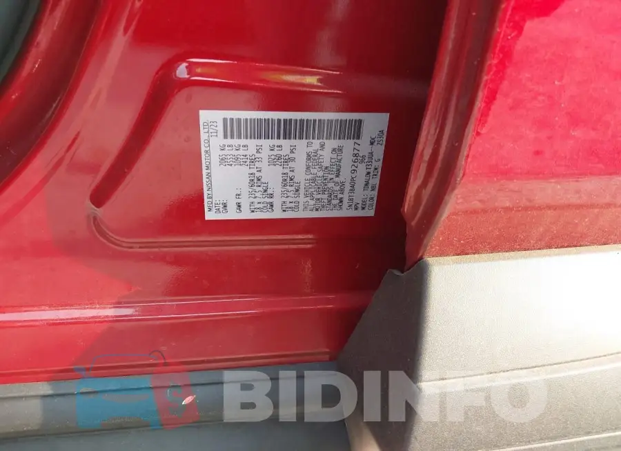 5N1BT3BA0PC926877 Photo# 9