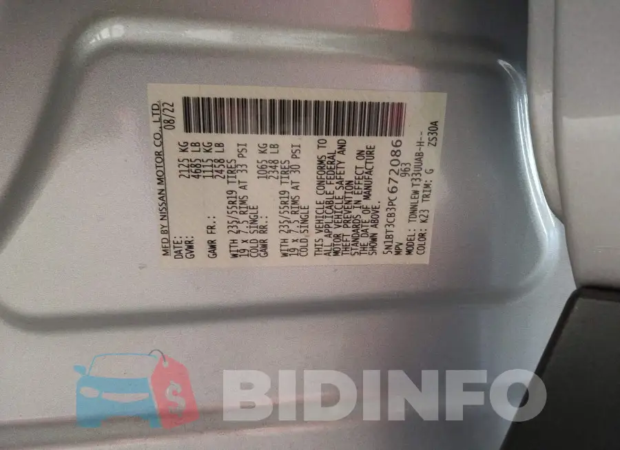 5N1BT3CB3PC672086 Photo# 9