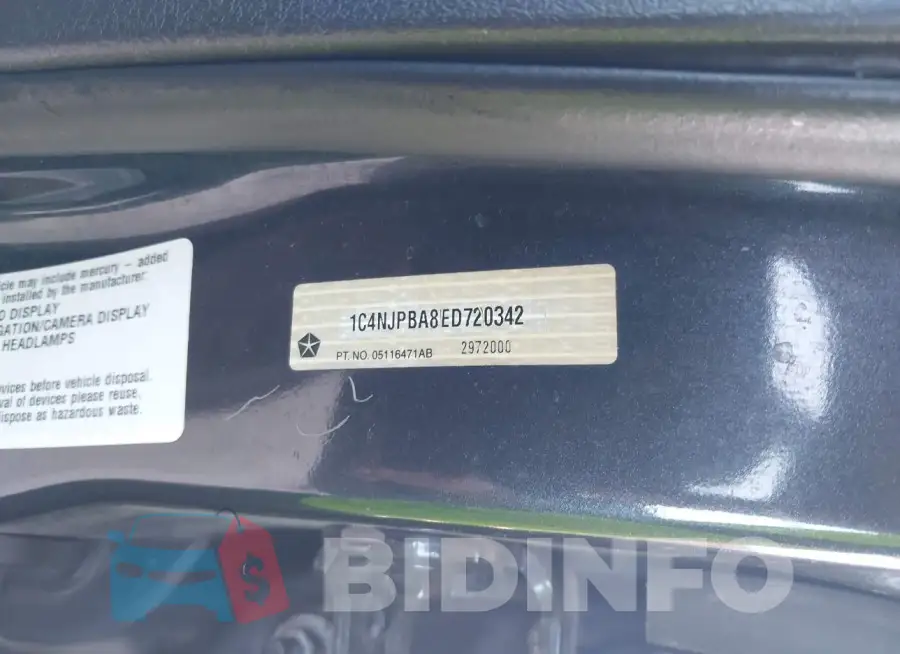 1C4NJPBA8ED720342 Photo# 9