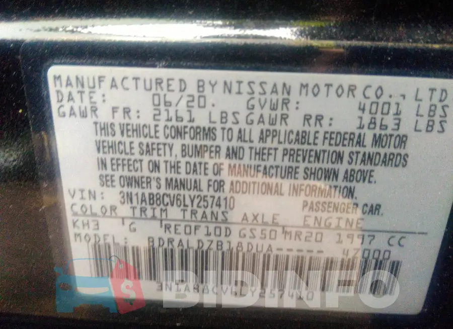 3N1AB8CV6LY257410 Photo# 9