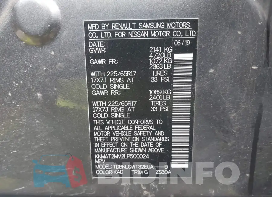 KNMAT2MV2LP500024 Photo# 9