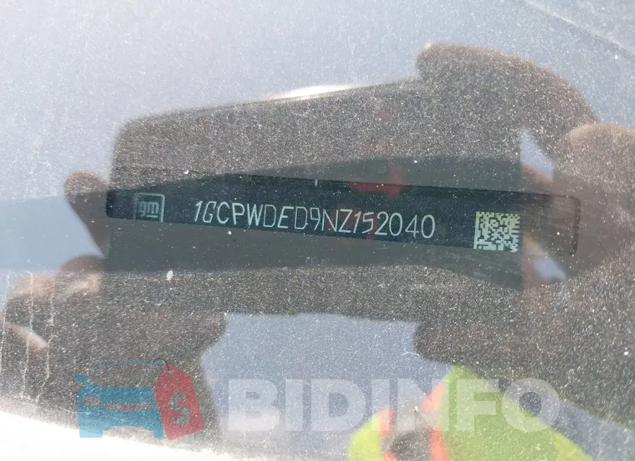 1GCPWDED9NZ152040 Photo# 9