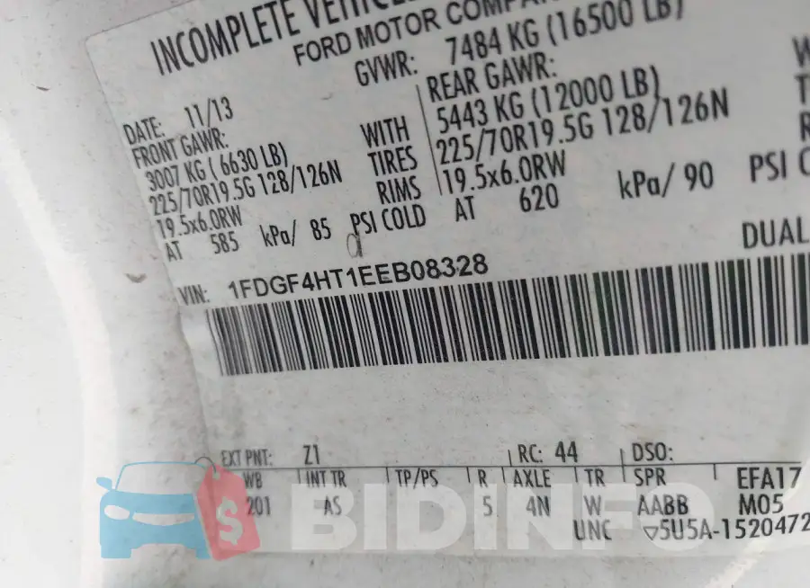 1FDGF4HT1EEB08328 Photo# 9