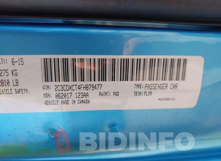 2C3CDXCT4FH879477 Photo# 9