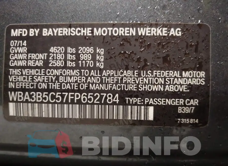 WBA3B5C57FP652784 Photo# 9