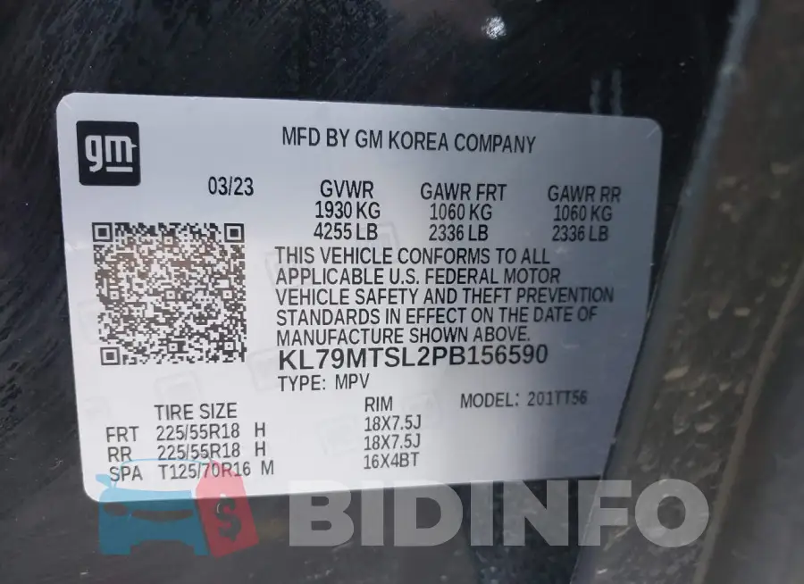 KL79MTSL2PB156590 Photo# 9