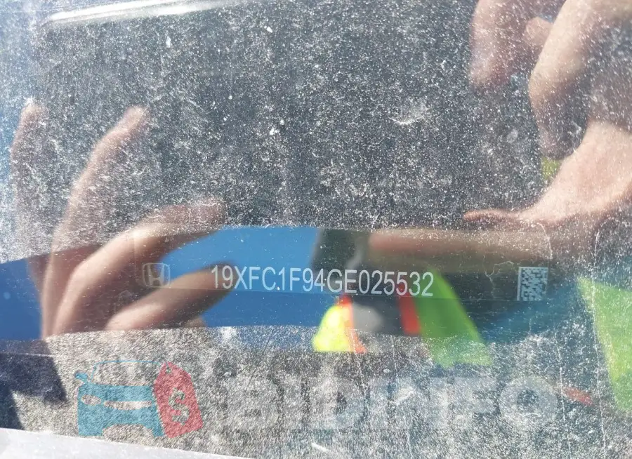 19XFC1F94GE025532 Photo# 9