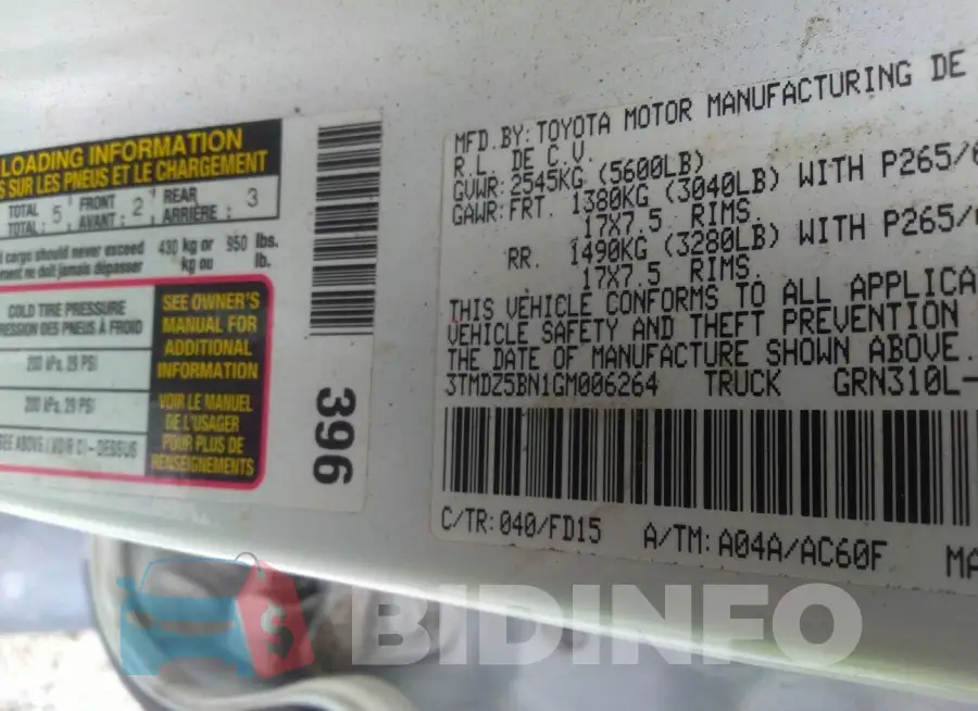 3TMDZ5BN1GM006264 Photo# 9