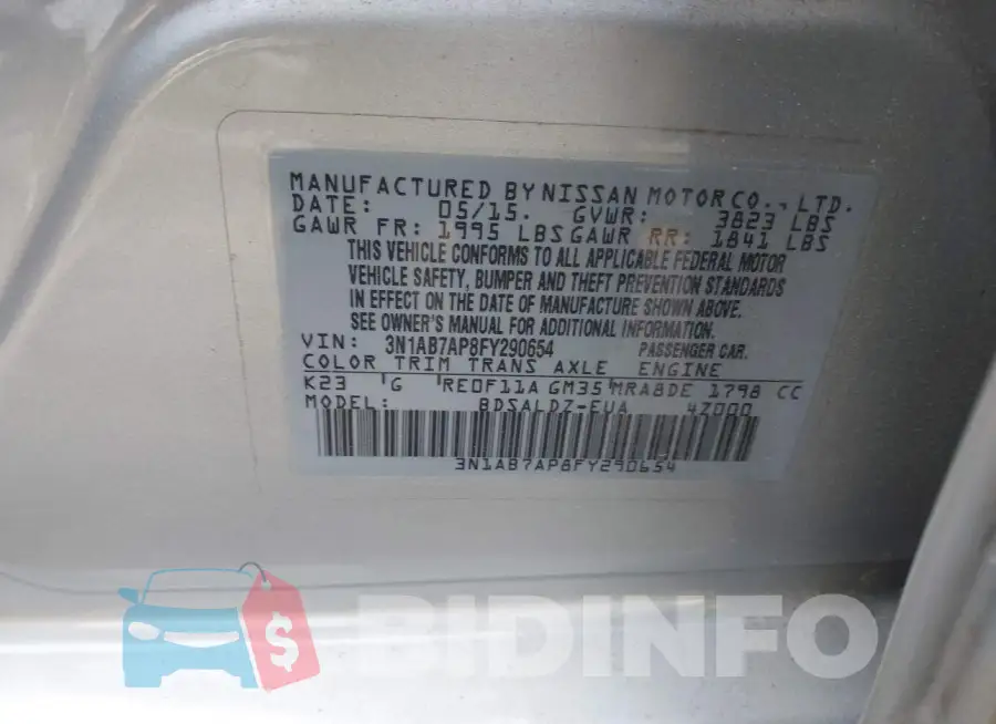 3N1AB7AP8FY290654 Photo# 9