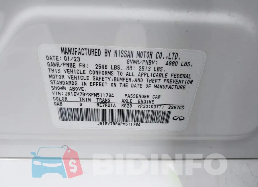 JN1EV7BPXPM511764 Photo# 9