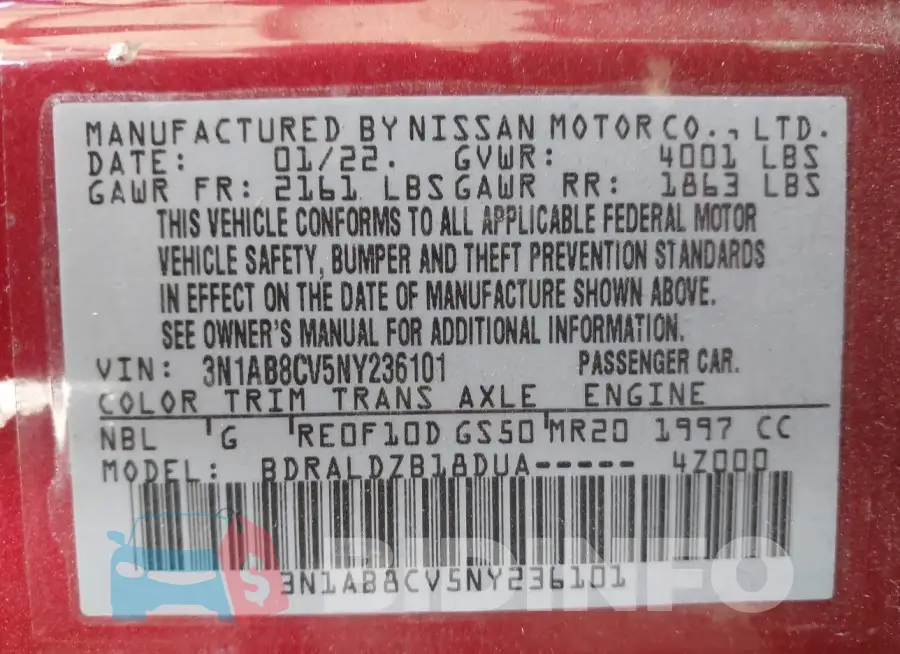 3N1AB8CV5NY236101 Photo# 9