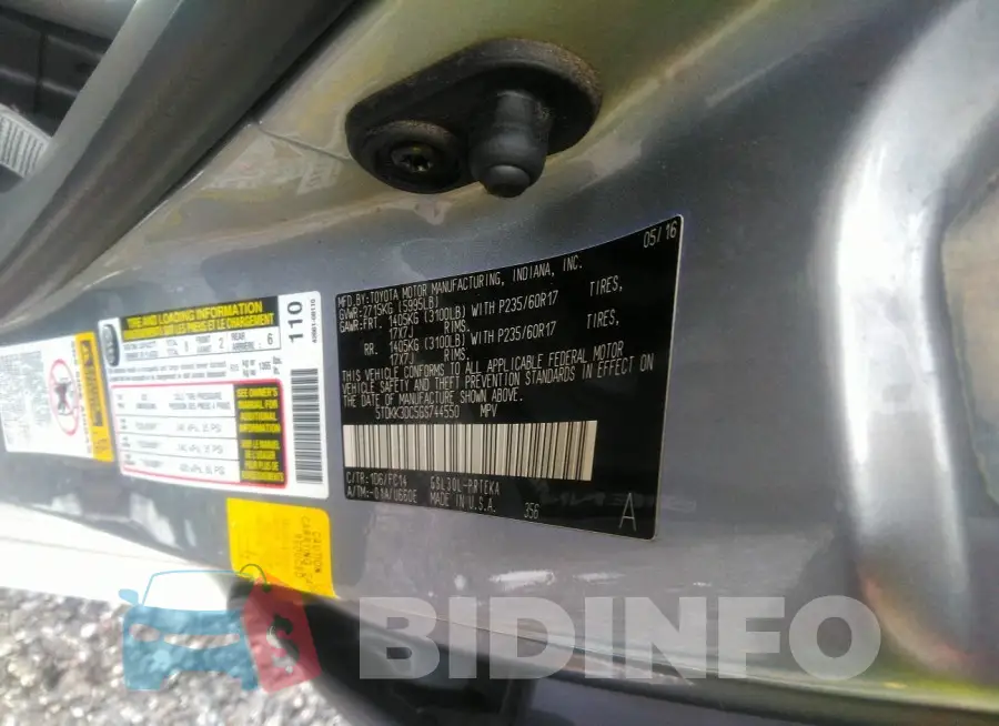 5TDKK3DC5GS744550 Photo# 9