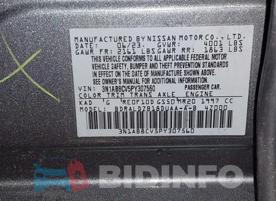3N1AB8CV5PY307560 Photo# 9