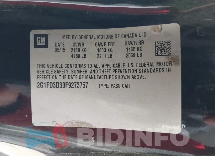 2G1FD3D30F9273757 Photo# 9