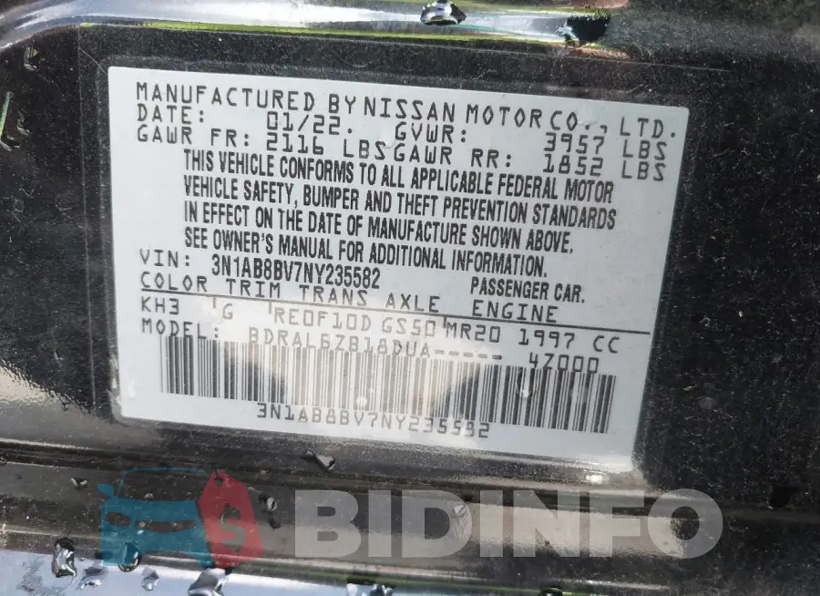 3N1AB8BV7NY235582 Photo# 9