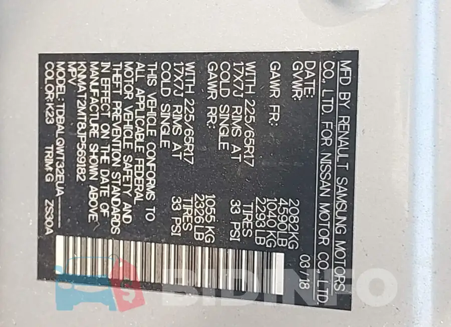 KNMAT2MT8JP569182 Photo# 9