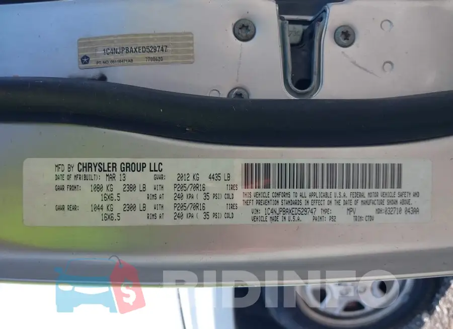 1C4NJPBAXED529747 Photo# 9