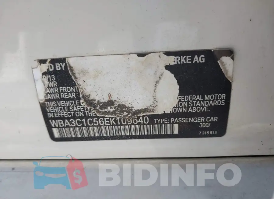 WBA3C1C56EK109640 Photo# 9