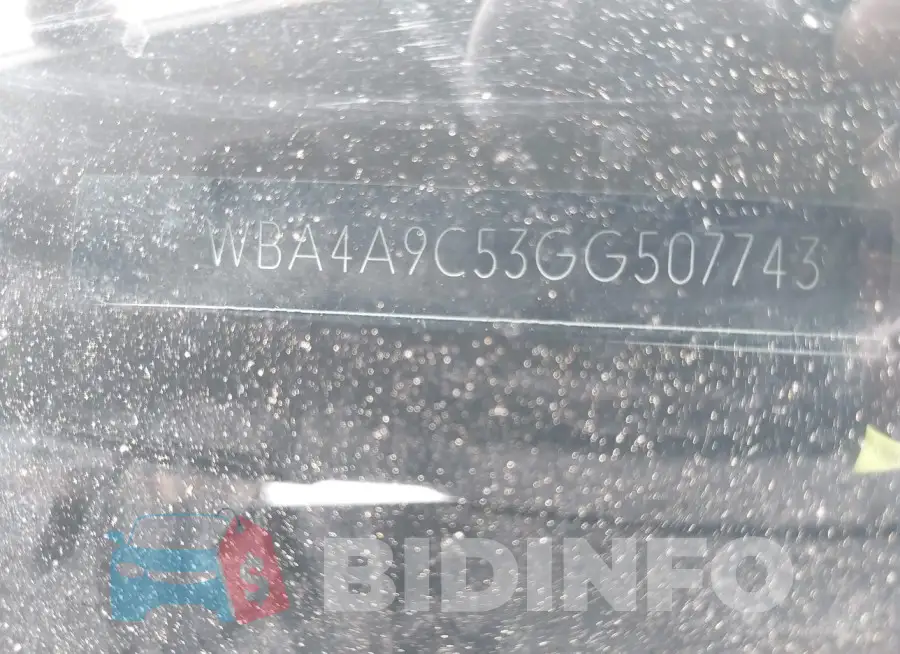 WBA4A9C53GG507743 Photo# 9