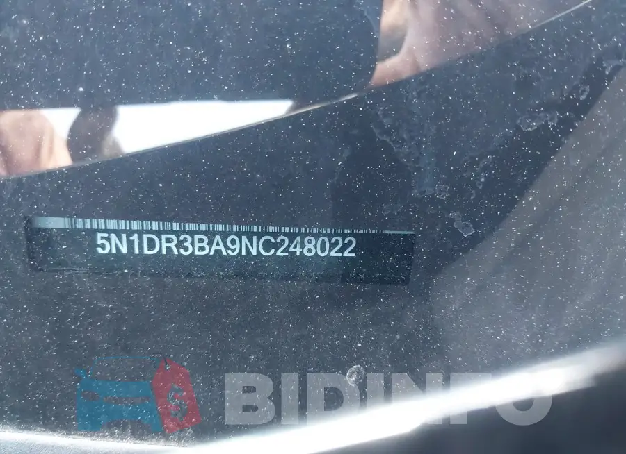 5N1DR3BA9NC248022 Photo# 9