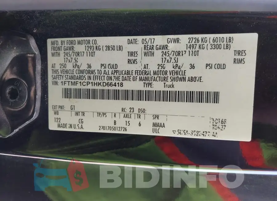 1FTMF1CP1HKD66418 Photo# 9