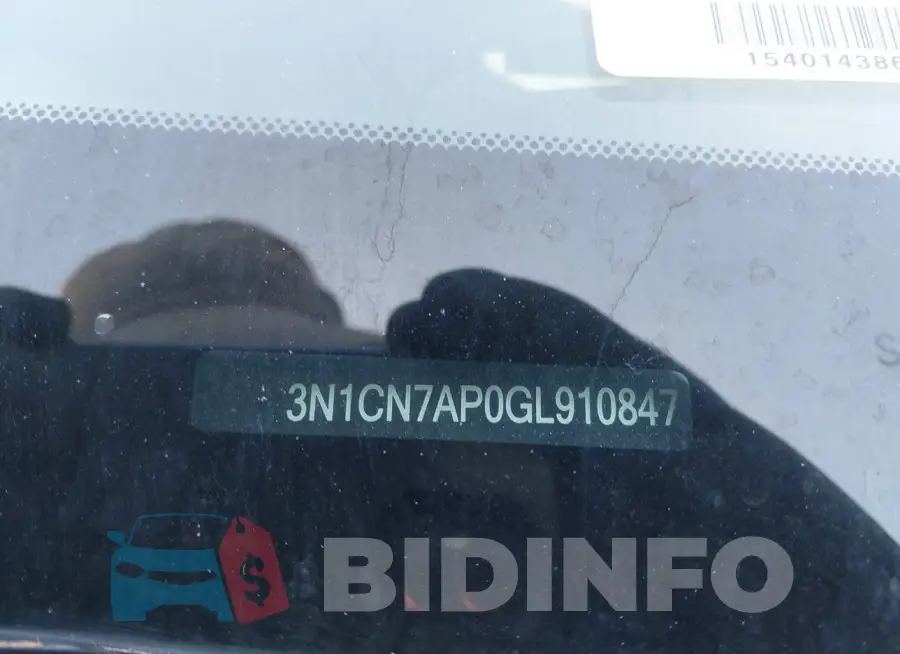 3N1CN7AP0GL910847 Photo# 9