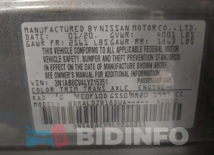 3N1AB8CV4LY215351 Photo# 9