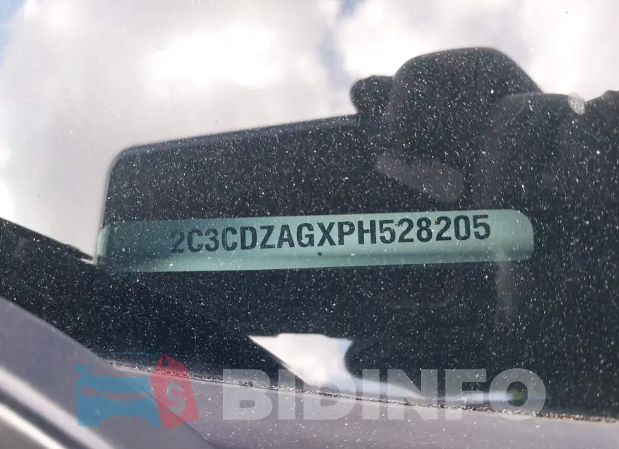 2C3CDZAGXPH528205 Photo# 9