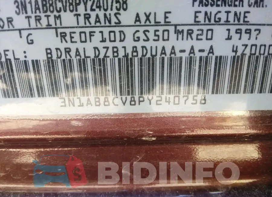 3N1AB8CV8PY240758 Photo# 9