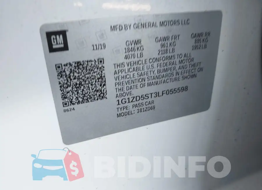 1G1ZD5ST3LF055598 Photo# 9