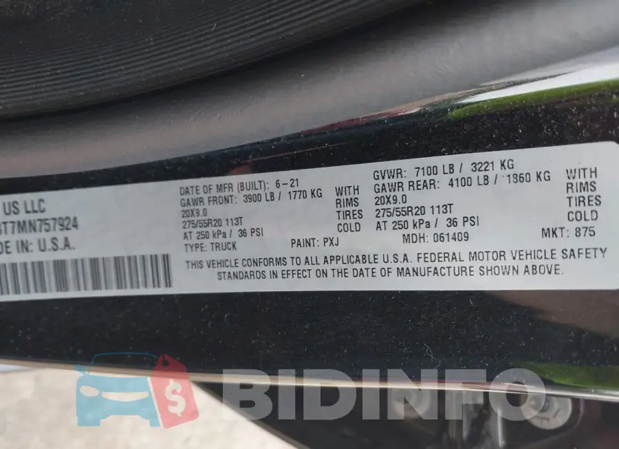 1C6SRFBT7MN757924 Photo# 9