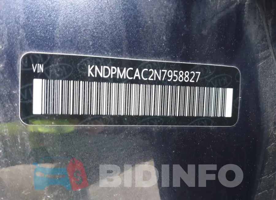 KNDPMCAC2N7958827 Photo# 9