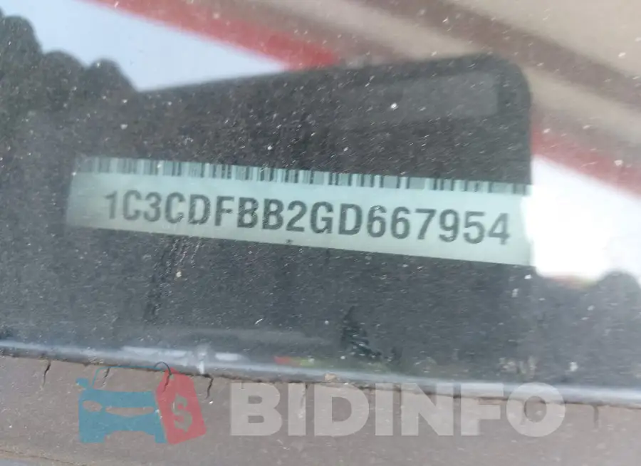 1C3CDFBB2GD667954 Photo# 16